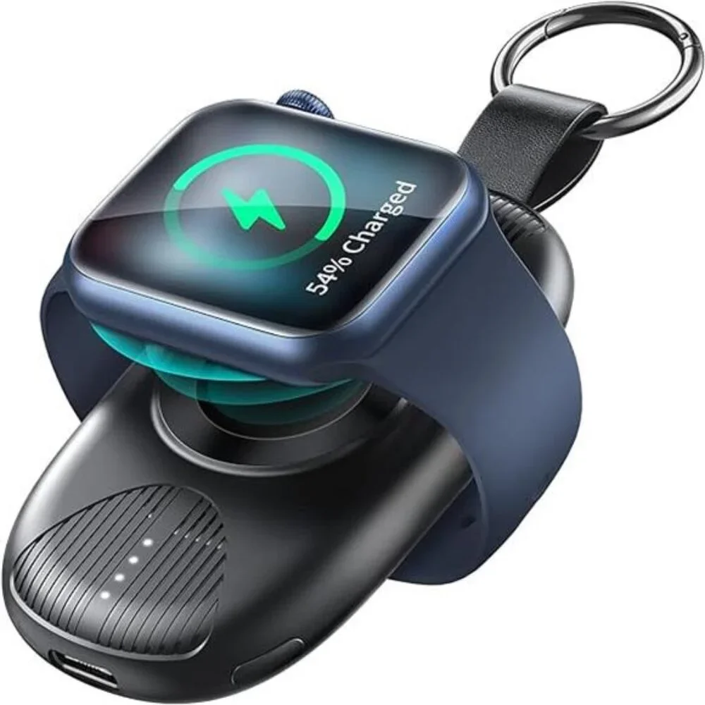 Portable Charger for Apple Watch, 1000mAh, Magnetic Keychain Apple Watch Charger